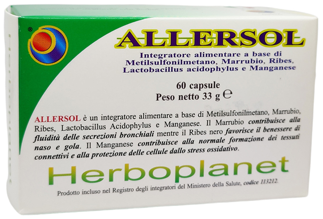 ALLERSOL 60 CAPSULE - farmacialombardia.it