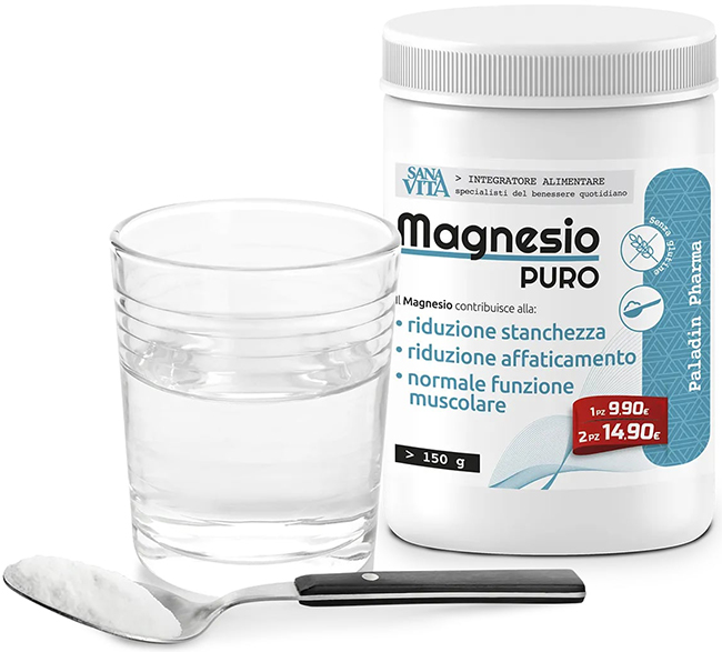 SANAVITA MAGNESIO PURO 150 G - farmacialombardia.it