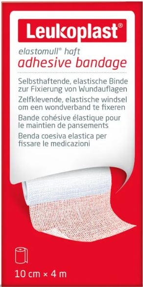 BENDA LEUKOPLAST ELASTOMULL HAFT 10 CM X 4 M - farmacialombardia.it