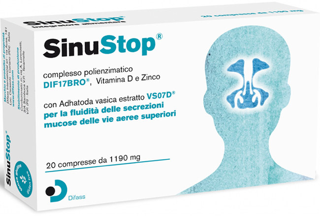 SINUSTOP 20 COMPRESSE DA 1190 MG - farmacialombardia.it