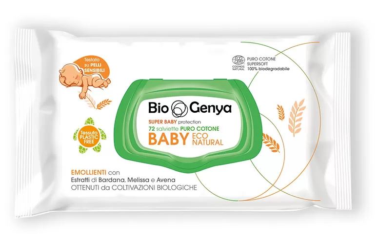 BIOGENYA ECO NATURAL BABY COTONE 72 PEZZI - farmacialombardia.it