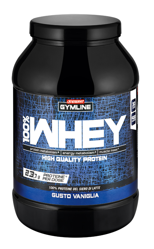 GYMLINE 100% WHEY CONCENTRATE VANIGLIA 900 G - farmacialombardia.it