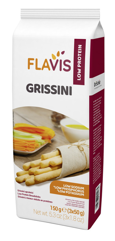 FLAVIS GRISSINI APROTEICI 3 PORZIONI DA 50 G - farmacialombardia.it