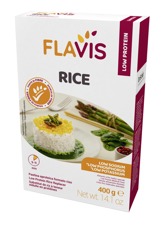 FLAVIS RICE PASTINA APROTEICA FORMATO RISO 400 G - farmacialombardia.it