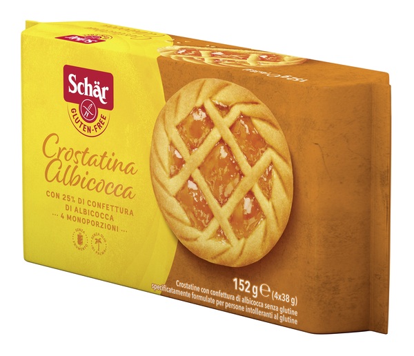 SCHAR CROSTATINA CON CONFETTURA DI ALBICOCCA 4 MONOPORZIONI DA 35 G - farmacialombardia.it
