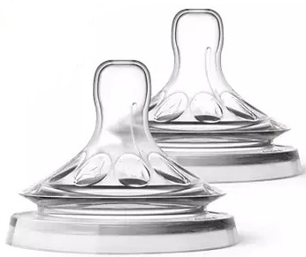 AVENT 2 TETTARELLE NATURAL FLUSSO ABBONDANTE 4 FORI - farmacialombardia.it