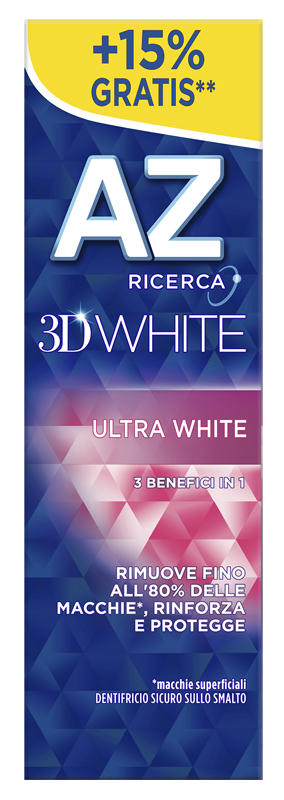 AZ 3D WHITE ULTRA WHITE DENTIFRICIO 75 ML - farmacialombardia.it