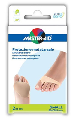 PROTEZIONE IN GEL E TESSUTO  MASTER-AID FOOTCARE PER METATARSO SMALL 2 PEZZI G2 - farmacialombardia.it
