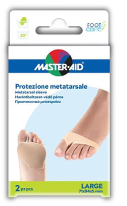PROTEZIONE IN GEL E TESSUTO MASTER-AID FOOTCARE PER METATARSO LARGE 2 PEZZI G3 - farmacialombardia.it
