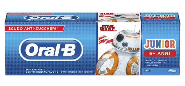 ORALB KIDS STAR WARS DENTIFRICIO 6+ 75 ML - farmacialombardia.it