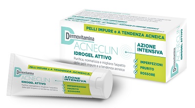 DERMOVITAMINA ACNECLIN IDROGEL ATTIVO AZIONE INTENSIVA 40 ML - farmacialombardia.it