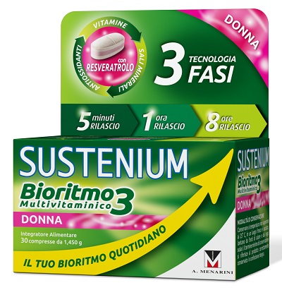 SUSTENIUM BIORITMO3 DONNA ADULTA 30 COMPRESSE - farmacialombardia.it
