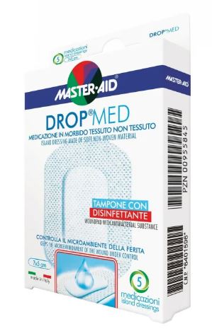 MEDICAZIONE MASTER-AID DROP MED 10 X 10 CM 5 PEZZI - farmacialombardia.it