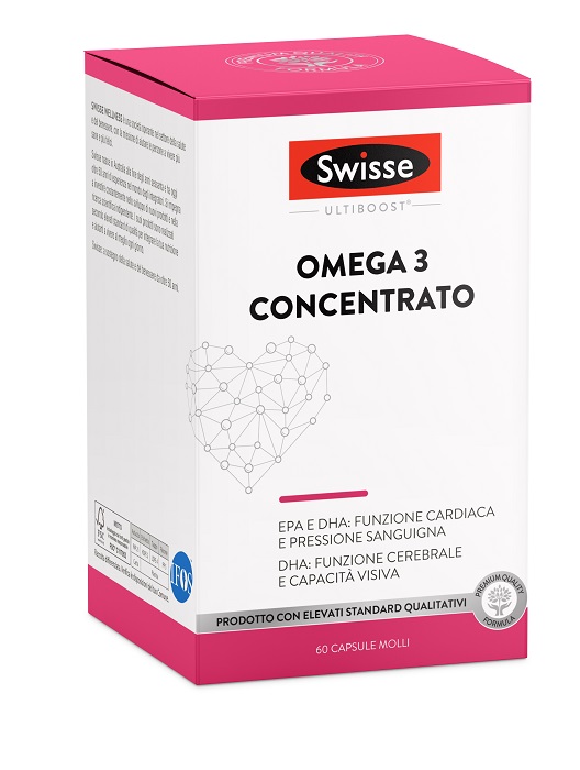 SWISSE OMEGA 3 CONCENTRATO 60 CAPSULE MOLLI DA 2440 MG - farmacialombardia.it