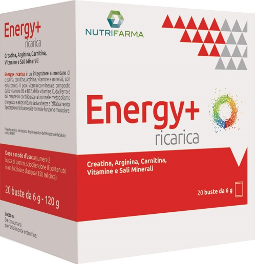 ENERGY+ RICARICA 20 BUSTINE - farmacialombardia.it