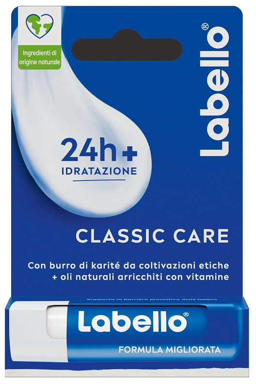 LABELLO CLASSIC CARE STICK 24H IDRATAZIONE FONDENTE SULLE LABBRA 5,5 ML - farmacialombardia.it