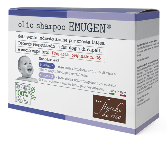 FIOCCHI DI RISO EMUGEN OLIO SHAMPOO ULTRADELICATO 45 ML - farmacialombardia.it