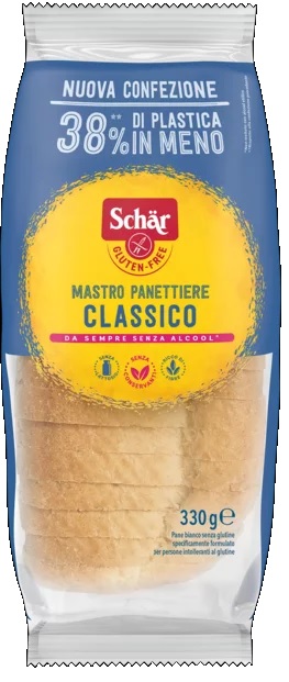 SCHAR CLASSICO DEL MASTRO PANETTIERE PANE BIANCO SENZA LATTOSIO 330 G - farmacialombardia.it