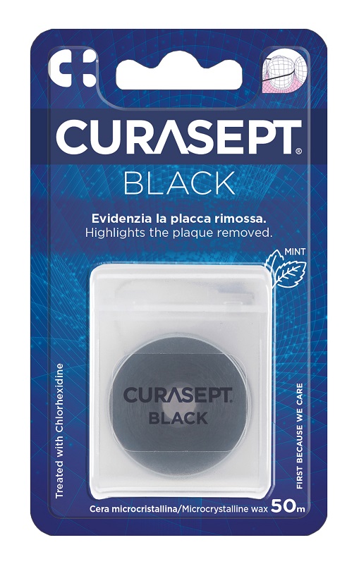 CURASEPT FLOSS CERATO NERO CLOREXIDINA - farmacialombardia.it