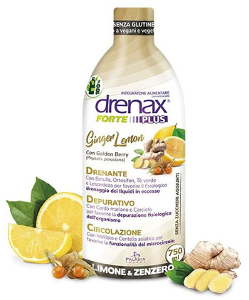 DRENAX FORTE PLUS GINGER LEMON 750 ML - farmacialombardia.it