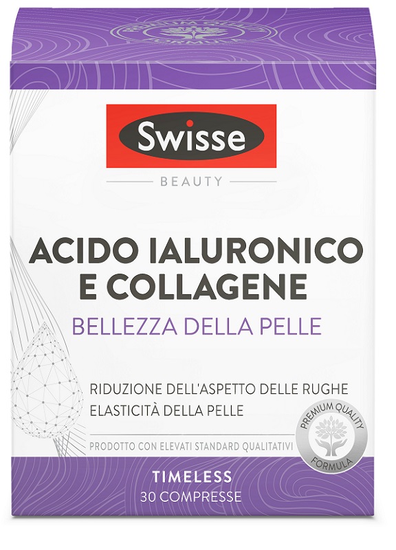 SWISSE ACIDO IALURONICO COLLAGENE BELLEZZA DELLA PELLE 30 COMPRESSE - farmacialombardia.it