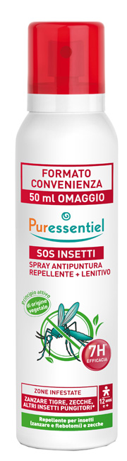 PURESSENTIEL SPRAY ANTIPUNTURA SOS INSETTI PMC 200 ML - farmacialombardia.it
