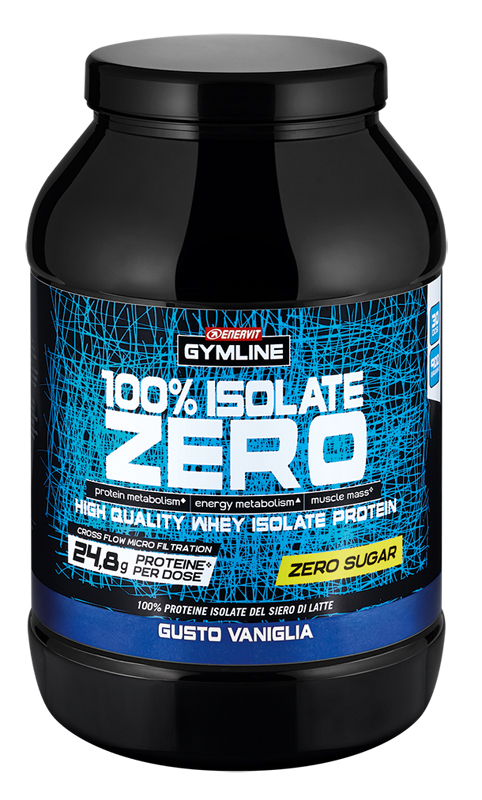 GYMLINE 100% WHEY ISO ZERO VANIGLIA 900 G - farmacialombardia.it