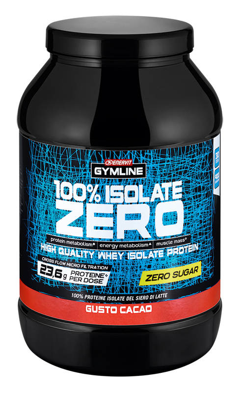 GYMLINE 100% WHEY ISO ZERO CACAO 900 G - farmacialombardia.it
