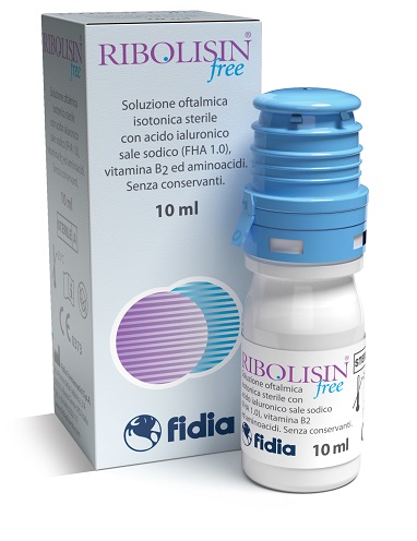COLLIRIO SOLUZIONE OFTALMICA RIBOLISIN FREE 10 ML - farmacialombardia.it