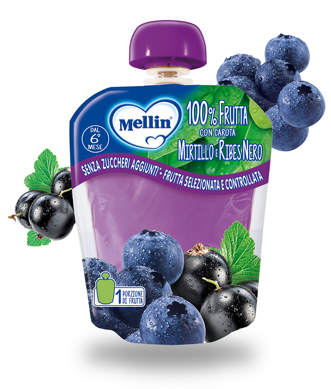 MELLIN POUCH MIRTILLO/RIBES 90 G - farmacialombardia.it