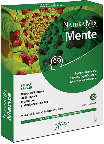 NATURA MIX ADVANCED MENTE 10 FLACONCINI - farmacialombardia.it