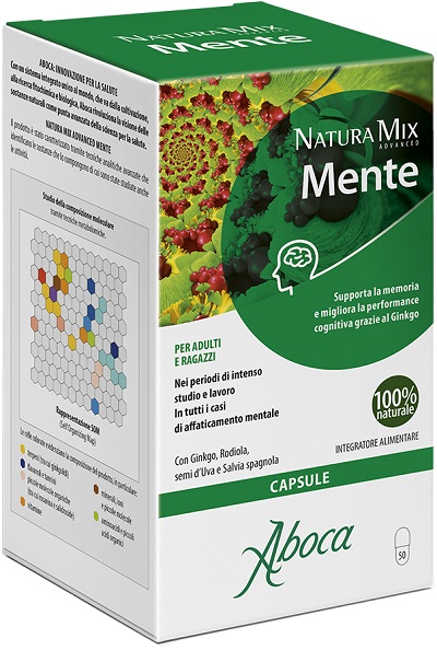 NATURA MIX ADVANCED MENTE 50 CAPSULE - farmacialombardia.it