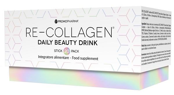 RE-COLLAGEN DAILY BEAUTY DRINK 20 STICK PACK X 12 ML - farmacialombardia.it