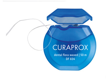 CURAPROX DF 834 DENTAL FLOSS WAXED 50 METRI - farmacialombardia.it