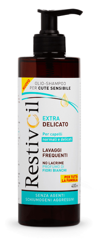 RESTIVOIL EXTRA DELICATO OLIO SHAMPOO PER CUTE SENSIBILE 400 ML - farmacialombardia.it