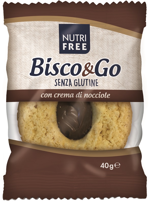 NUTRIFREE BISCO&GO CON CREMA DI NOCCIOLE 40 G - farmacialombardia.it