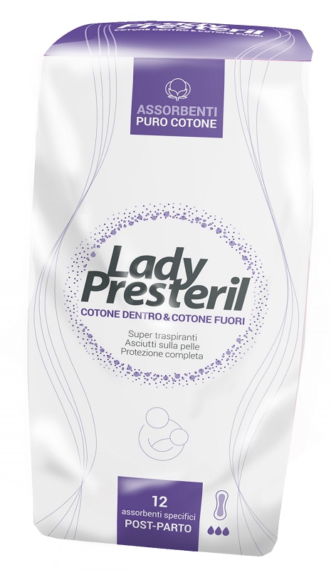 LADY PRESTERIL POSTPARTO 12 PEZZI - farmacialombardia.it