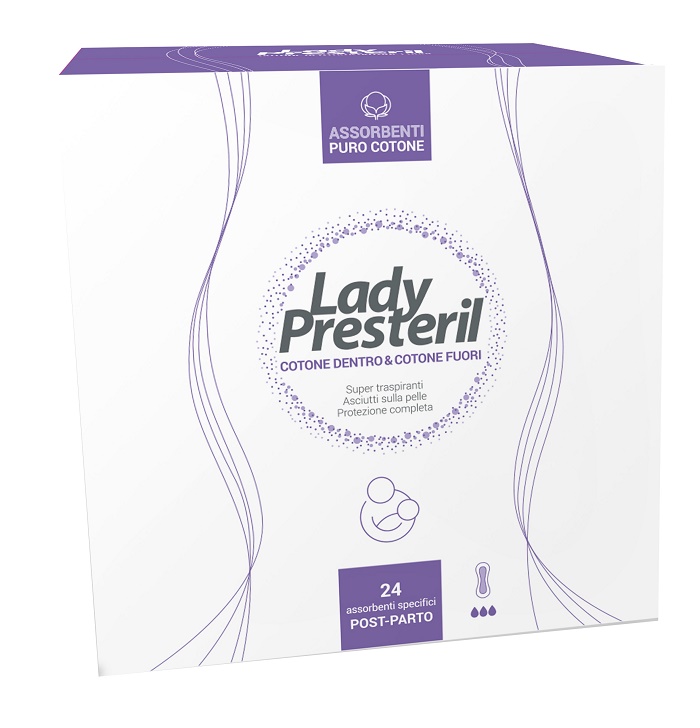 LADY PRESTERIL POSTPARTO 24 PEZZI - farmacialombardia.it