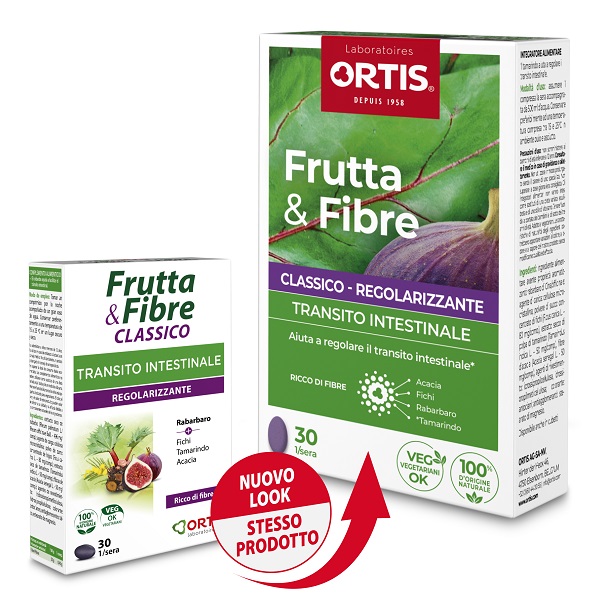 FRUTTA & FIBRE CLASSICO 30 COMPRESSE - farmacialombardia.it