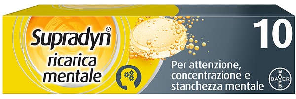 SUPRADYN RICARICA MENTALE 10 COMPRESSE - farmacialombardia.it