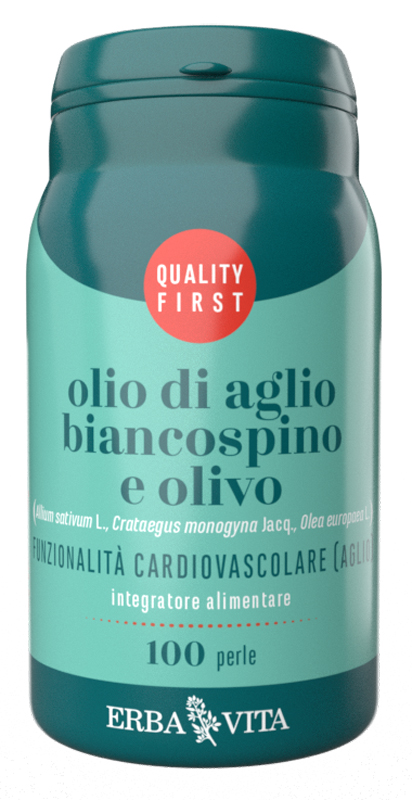 OLIO DI AGLIO BIANCOSPINO E OLIVO 100 PERLE - farmacialombardia.it