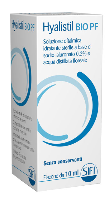 GOCCE OCULARI HA 0,2% E ACQUE DISTILLATE HYALISTIL BIO PF FRUTTI ROSSI 10 ML - farmacialombardia.it