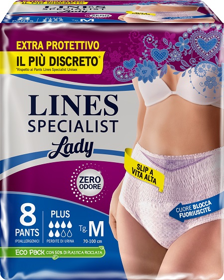 LINES SPECIALIST PANTS PLUS M FARMA 8 PEZZI - farmacialombardia.it