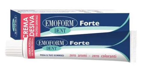 CREMA ADESIVA EMOFORM DENT FORTE PER PROTESI DENTALI 70 G - farmacialombardia.it