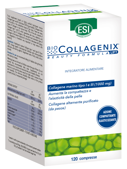 ESI BIOCOLLAGENIX 120 COMPRESSE - farmacialombardia.it