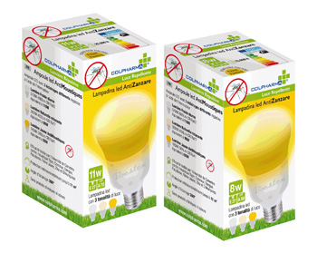 COLPHARMA LAMPADINA LED ANTIZANZARA 8 WATT - farmacialombardia.it