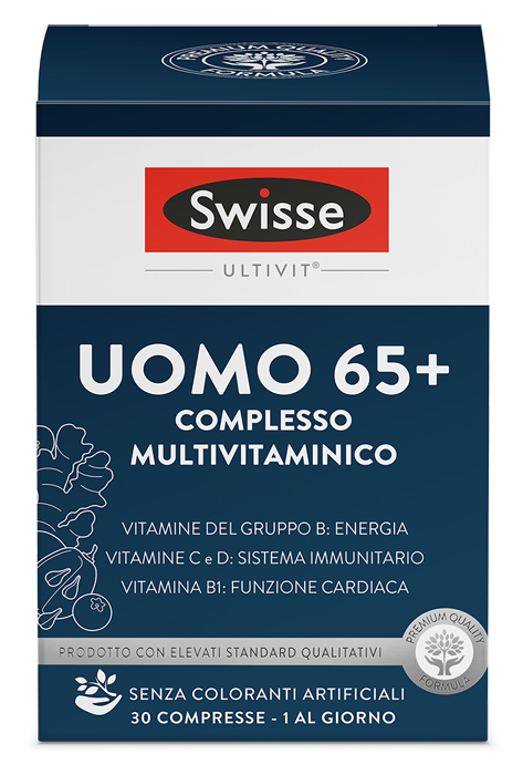 SWISSE UOMO 65+ COMPLESSO MULTIVITAMINICO 30 COMPRESSE - farmacialombardia.it