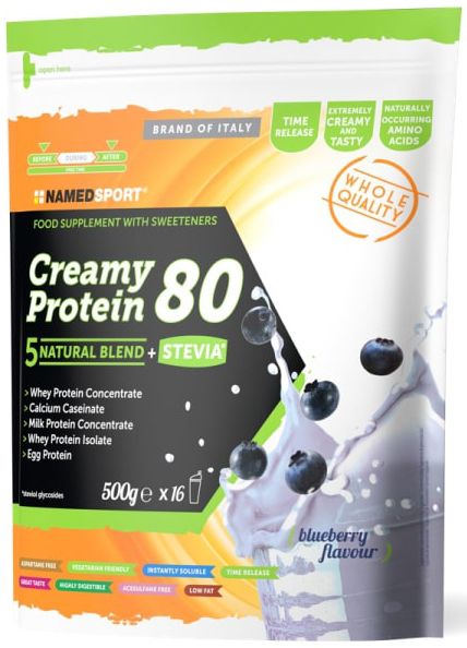 CREAMY PROTEIN CHERRY BLUEBERRY 500 G - farmacialombardia.it