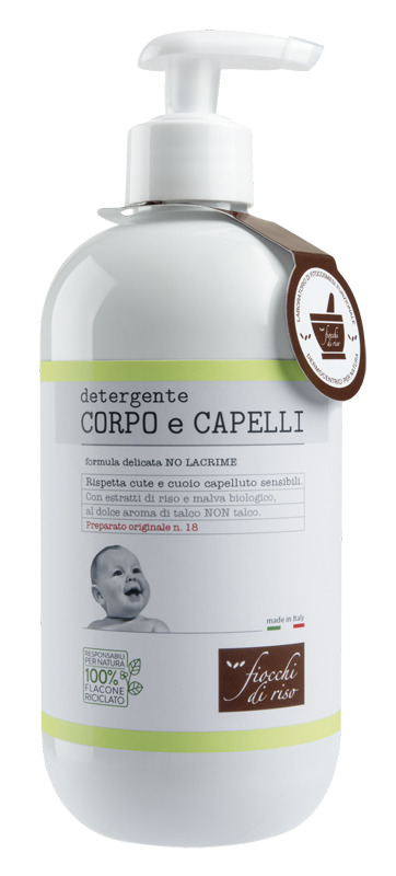 FIOCCHI DI RISO DETERGENTE CORPO/CAPELLI TALCO 400 ML - farmacialombardia.it
