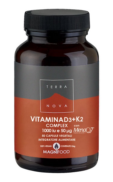 TERRANOVA VITAMINA D3 + K2 50 CAPSULE - farmacialombardia.it